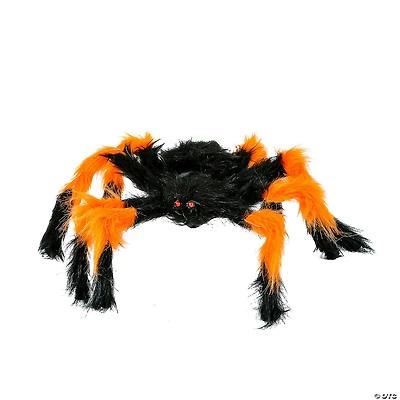 National Tree Company 27 in. Halloween Black and Orange Spider