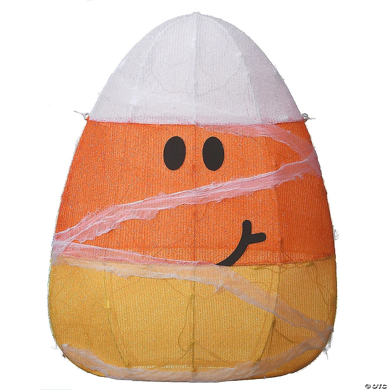 National Tree Company 28 in. Pre-Lit Candy Corn Mummy