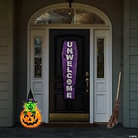 National Tree Company 28 in. Pre-Lit Pumpkin and Witch