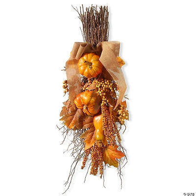 National Tree Company 28 in. Pumpkin Teardrop