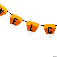 National Tree Company 31" Candy Corn "Welcome" Hanging Banner