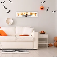 National Tree Company 31 in. Halloween "Witches Brew Metal Wall Sign
