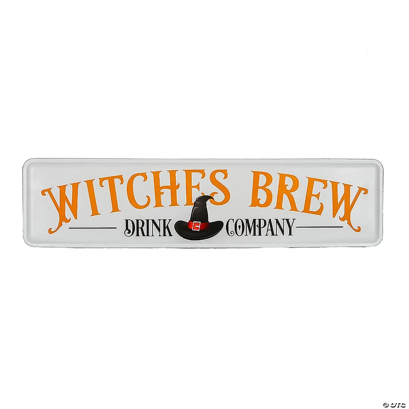 National Tree Company 31 in. Halloween "Witches Brew Metal Wall Sign