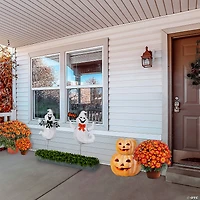 National Tree Company 31 in. Pre-Lit Ghost with BOO Banner Garden Stake