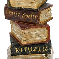 National Tree Company 32 in. Halloween Owl on Stacked Books