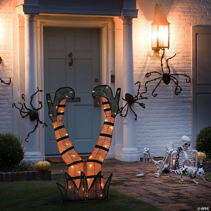 National Tree Company 32 in. Pre-Lit Witch’s Legs Decoration