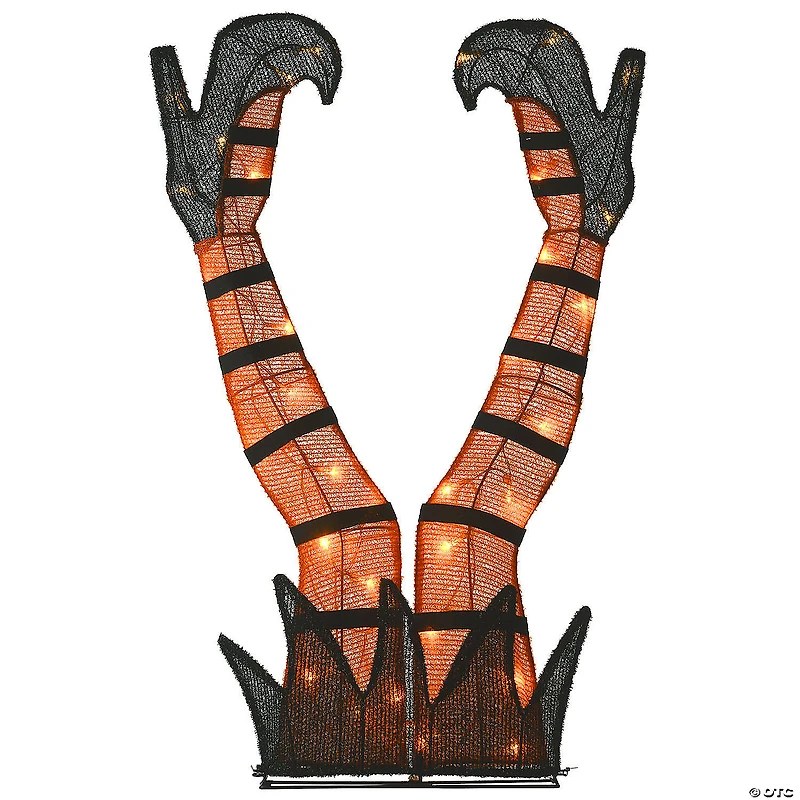 National Tree Company 32 in. Pre-Lit Witch’s Legs Decoration