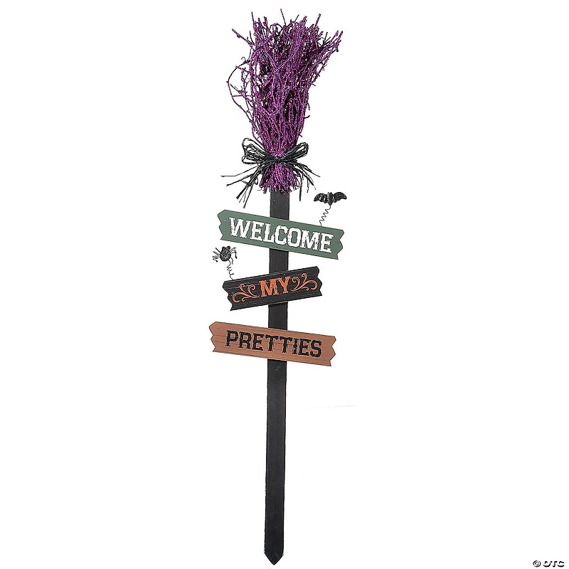 National Tree Company 33 in. Witch’s Broom Garden Stake