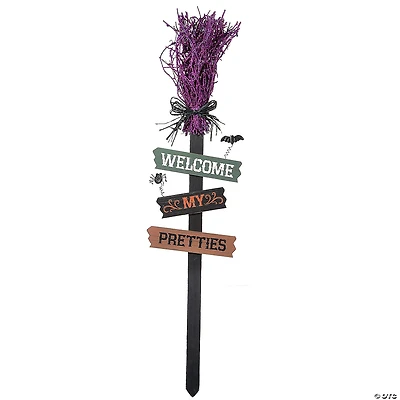 National Tree Company 33 in. Witch’s Broom Garden Stake