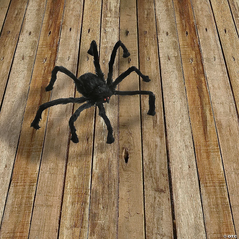 National Tree Company 35 in. Black Spider Halloween Decoration
