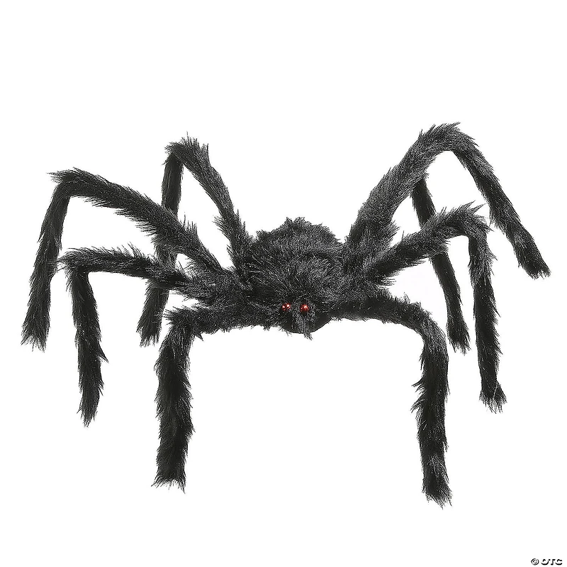 National Tree Company 35 in. Black Spider Halloween Decoration