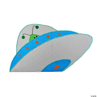 National Tree Company 35 in. Halloween Alien Spacecraft with LED Light Strips