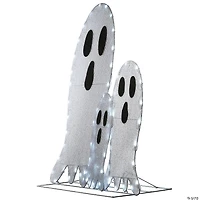 National Tree Company 36 in. Pre-Lit Ghost Trio