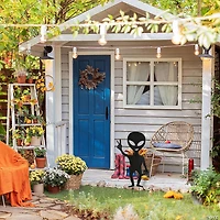 National Tree Company 38 in. Halloween Alien Garden Stake
