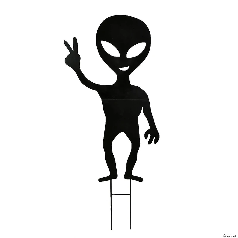 National Tree Company 38 in. Halloween Alien Garden Stake