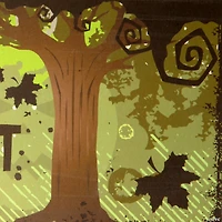 National Tree Company 4" Trick or Treat Hanging Wall Decoration