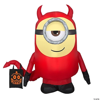 National Tree Company 42 in. Inflatable Halloween Minion Dave