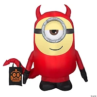 National Tree Company 42 in. Inflatable Halloween Minion Dave