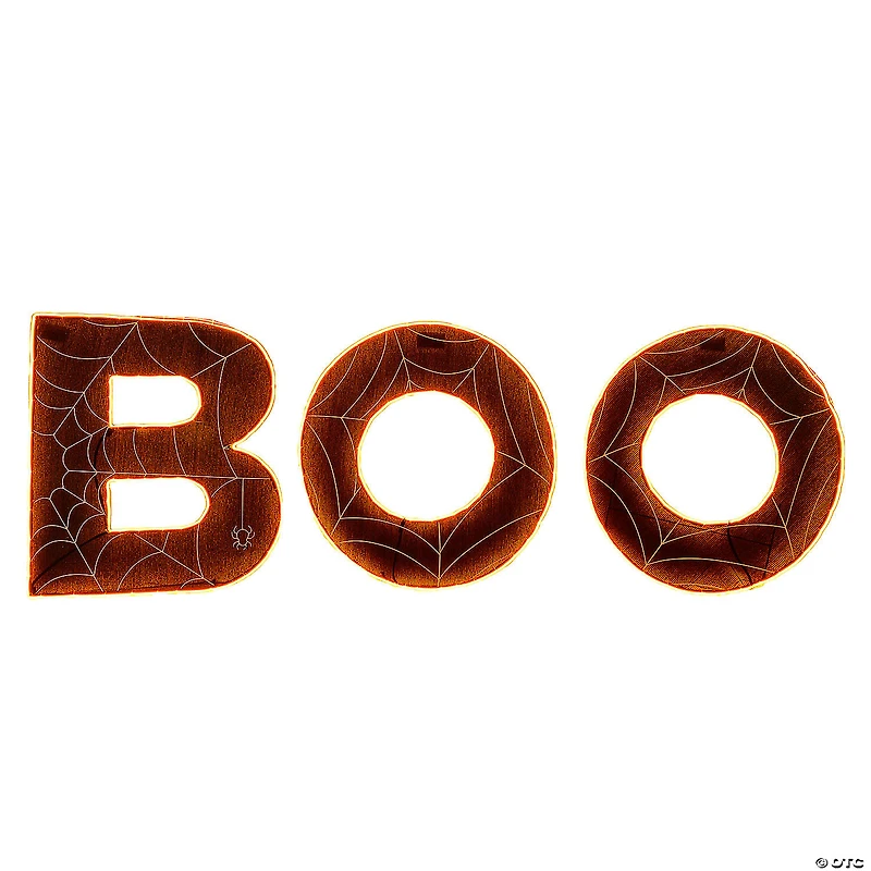 National Tree Company 47 in. "BOO" Sign with LED Light Strips
