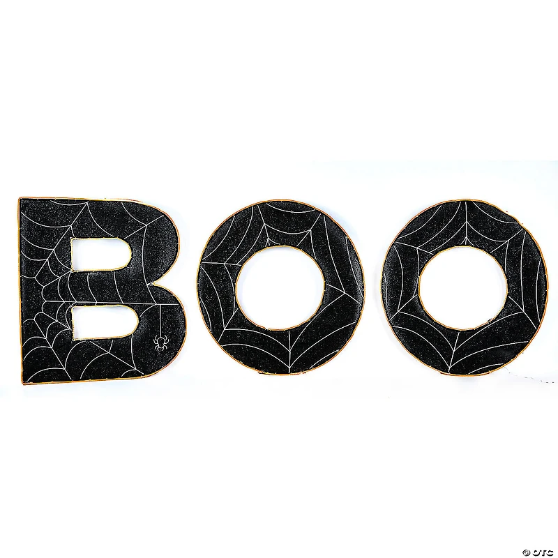 National Tree Company 47 in. "BOO" Sign with LED Light Strips