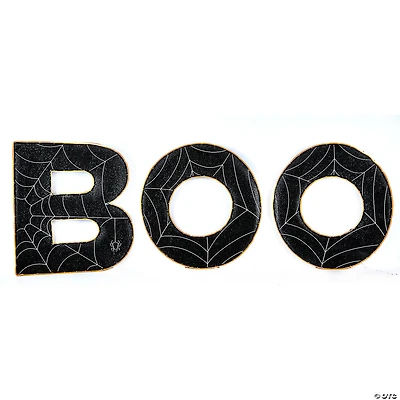 National Tree Company 47 in. "BOO" Sign with LED Light Strips