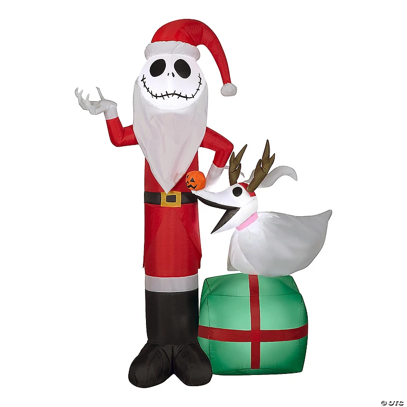 National Tree Company 5 ft. Santa Jack Skellington and Zero