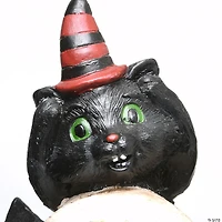 National Tree Company 5 in. EEK Skulls with Black Cats