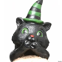 National Tree Company 5 in. EEK Skulls with Black Cats