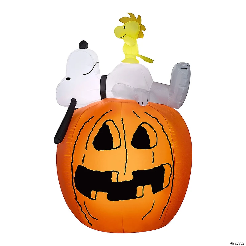 National Tree Company 54 in. Inflatable Halloween Snoopy and Woodstock