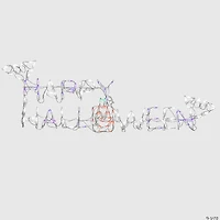 National Tree Company 57 in. Lighted Happy Halloween Sign