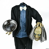 National Tree Company 59 in. Animated Halloween Headless Man, Sound Activated