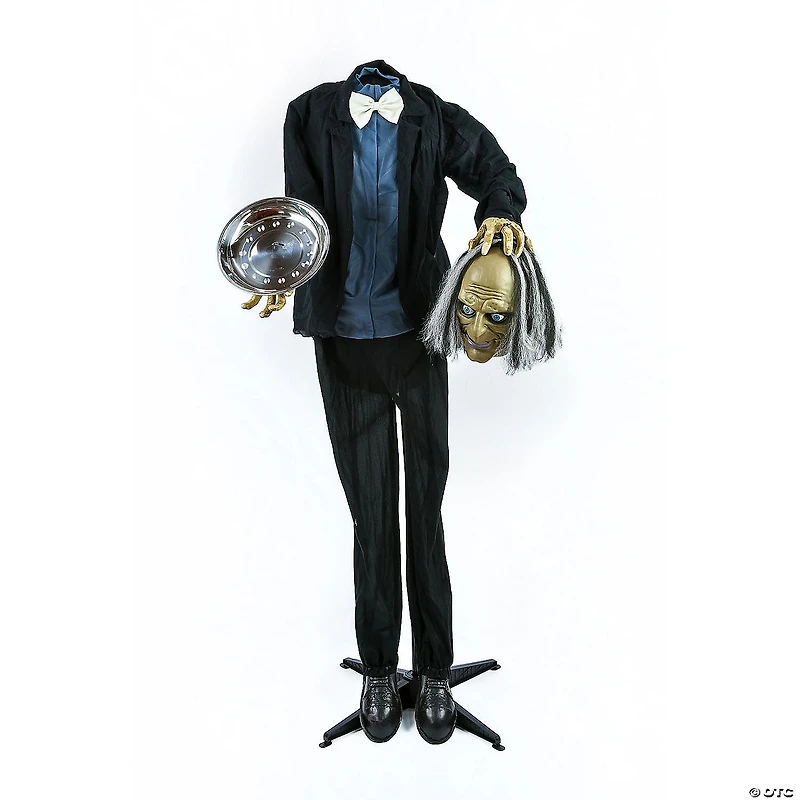National Tree Company 59 in. Animated Halloween Headless Man, Sound Activated