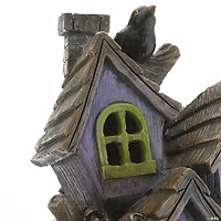 National Tree Company 6 in. Purple Haunted House with LED Light