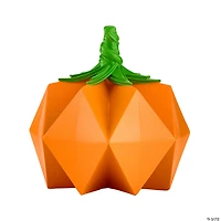 National Tree Company 6" Orange Halloween Origami Pumpkin Tabletop Decoration