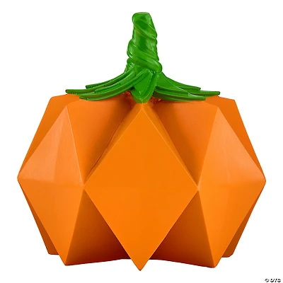 National Tree Company 6" Orange Halloween Origami Pumpkin Tabletop Decoration