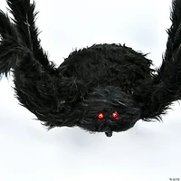 National Tree Company 63 in. Animated Halloween Crawling Spider, Sound Activated