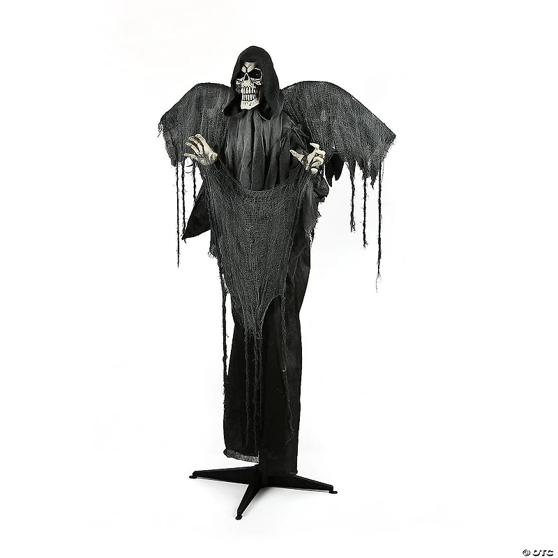 National Tree Company 63 in. Animated Halloween Grim Reaper, Sound Activated