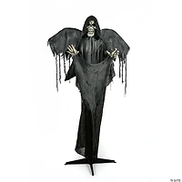 National Tree Company 63 in. Animated Halloween Grim Reaper, Sound Activated