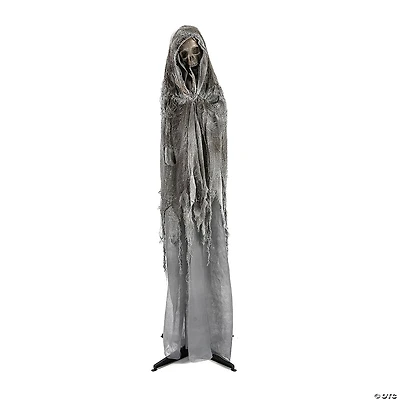 National Tree Company 65 in. Animated Halloween Shrouded Skeleton, Sound Activated
