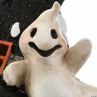 National Tree Company 7 in. Black Hat Haunted House with LED Light