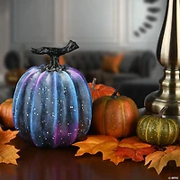 National Tree Company 7 in. Purple Galaxy Pumpkin Décor
