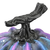 National Tree Company 7 in. Purple Galaxy Pumpkin Décor