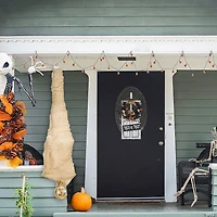 National Tree Company 72 in. Halloween Animated Hanging Mummy, Sound Activated
