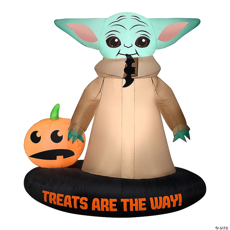 National Tree Company 78 in. Inflatable Halloween Mandalorian