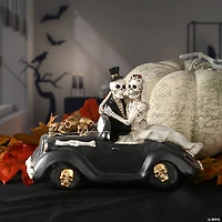 National Tree Company 8 in. Skeleton Couple in Car