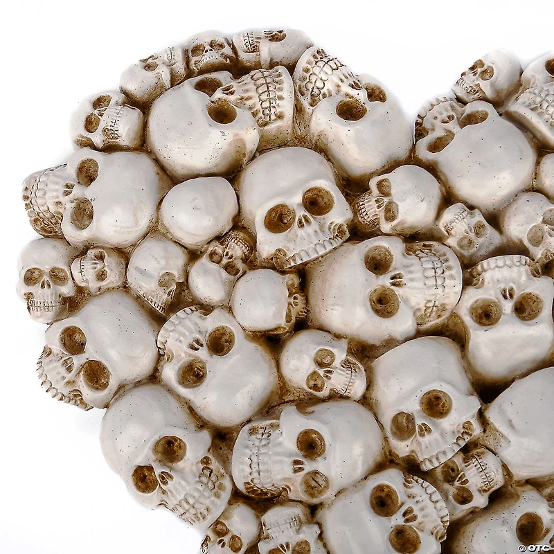 National Tree Company 9 in. Halloween Heart Shape Skulls