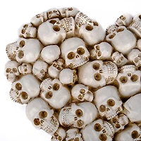 National Tree Company 9 in. Halloween Heart Shape Skulls