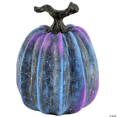 National Tree Company 9 in. Purple Galaxy Pumpkin Décor