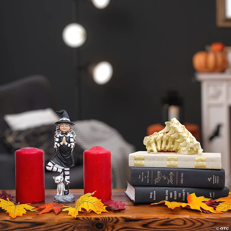 National Tree Company 9 in. Yoga Pose Witch Tabletop Decor
