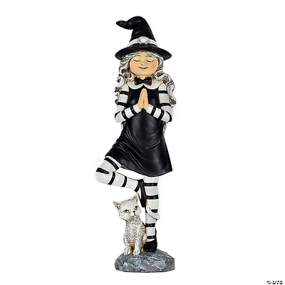 National Tree Company 9 in. Yoga Pose Witch Tabletop Decor